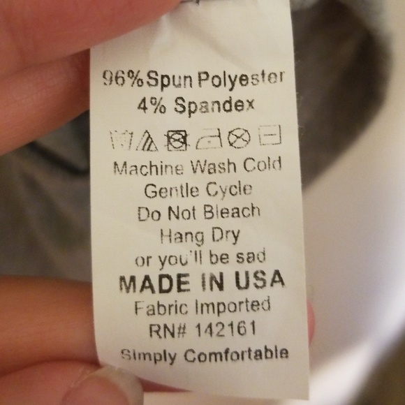 Lularoe Randy Gray With Floral Pattern Sleeves - Picture 8 of 8